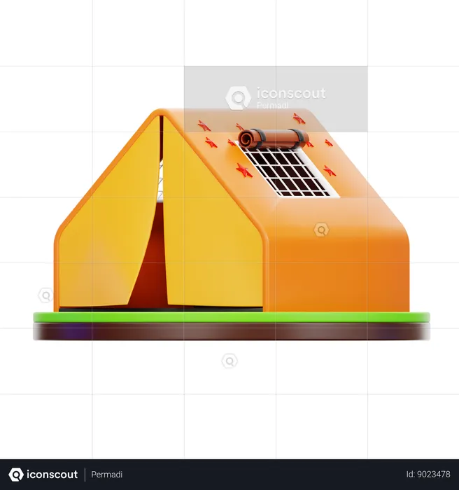 Tent  3D Icon