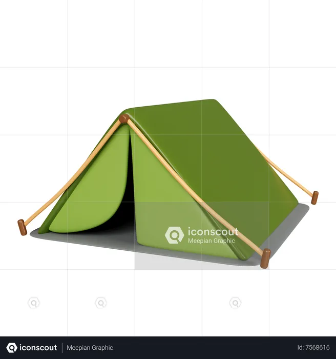 Tent  3D Icon