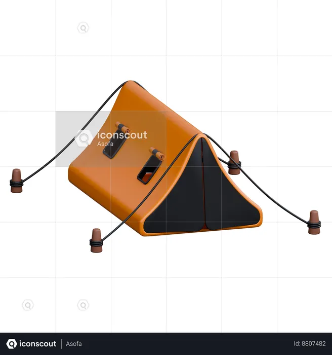 Tent  3D Icon