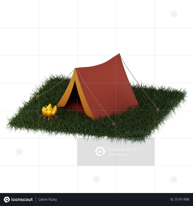 Tent  3D Icon