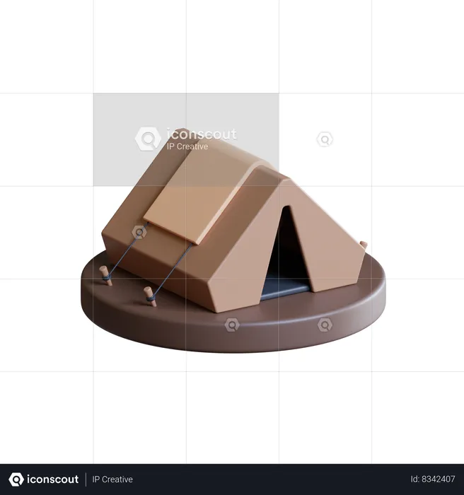 Tent  3D Icon