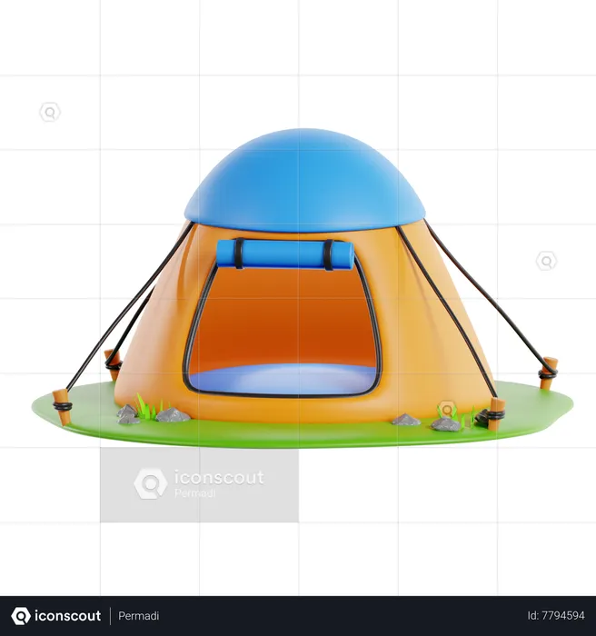 Tent  3D Icon