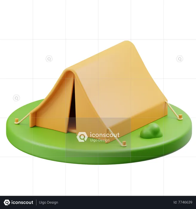 Tent  3D Icon