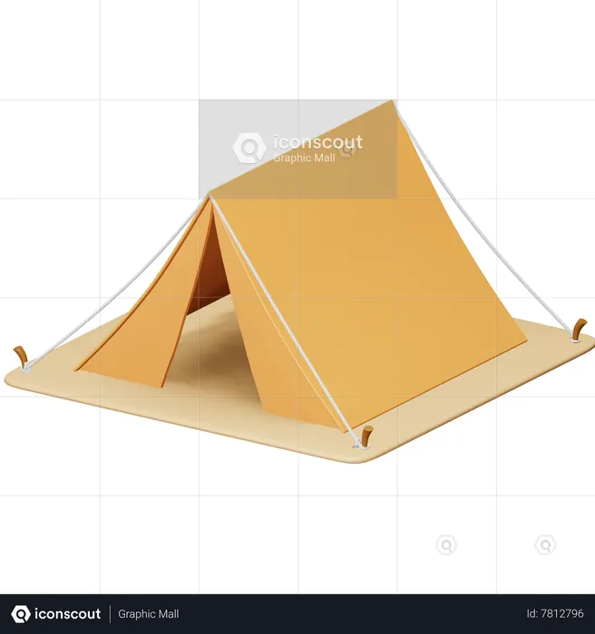 Tent  3D Icon