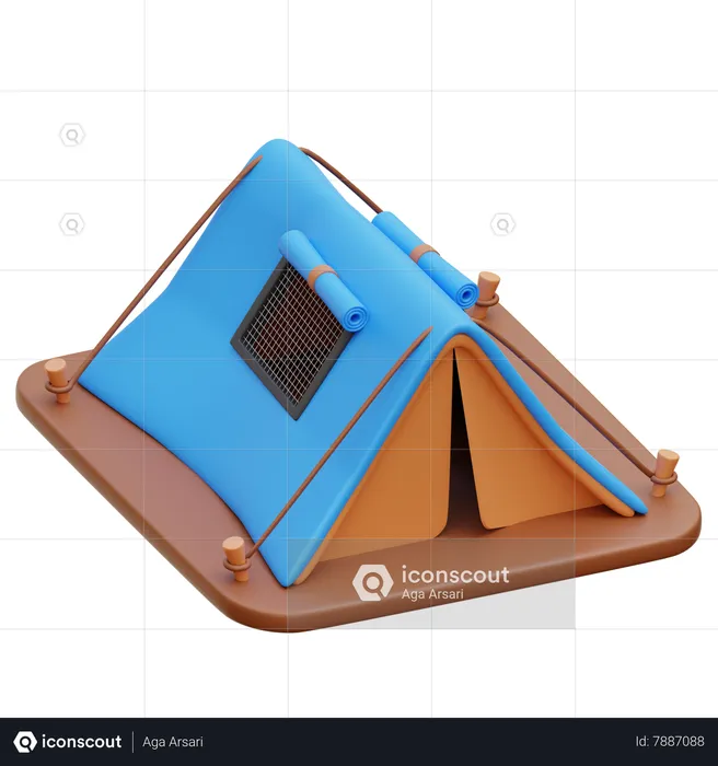 Tent  3D Icon