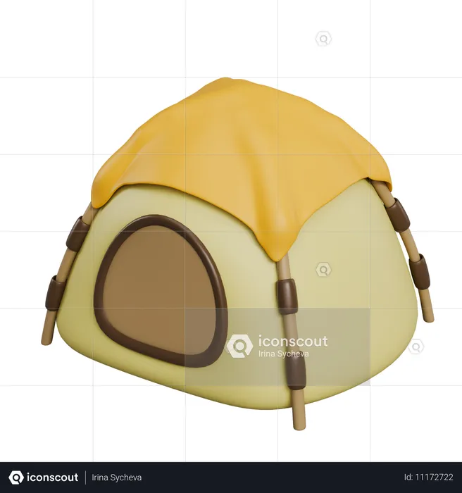 Tent  3D Icon