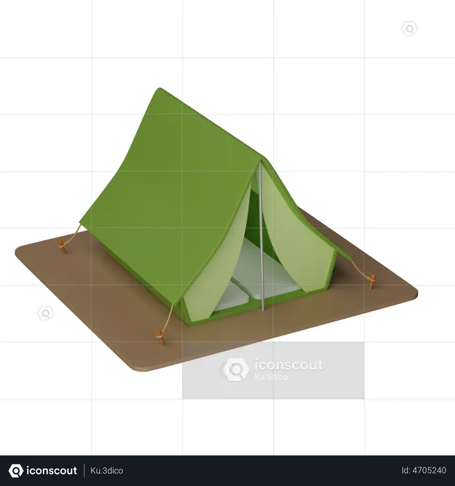 Tent  3D Illustration