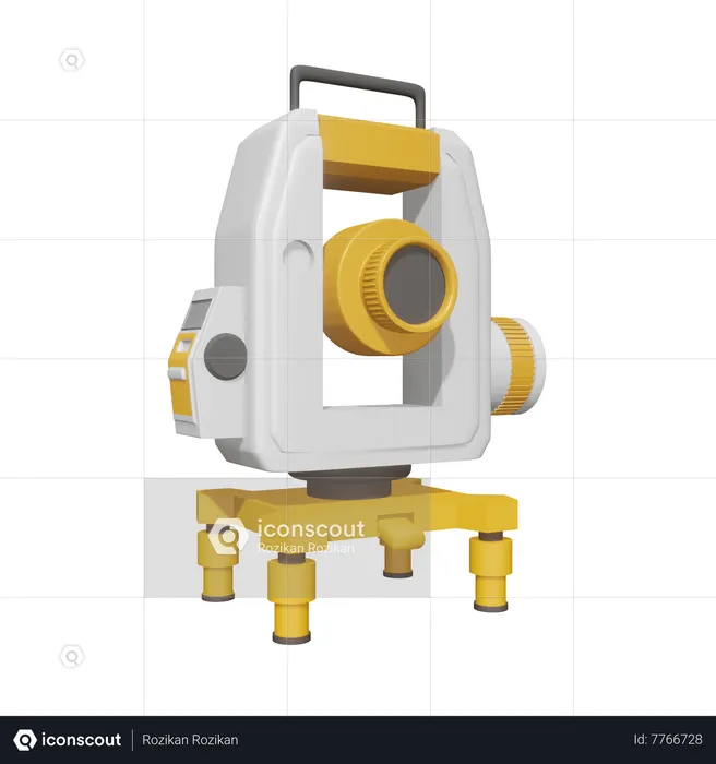 Teodolito  3D Icon