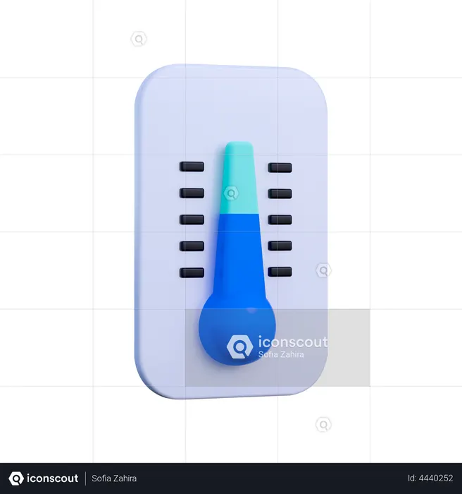 Termómetro  3D Illustration
