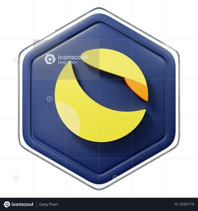 Terra Classic (LUNC) Badge  3D Icon