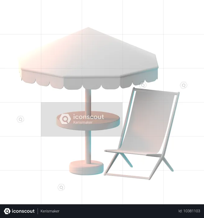 Terraço  3D Icon