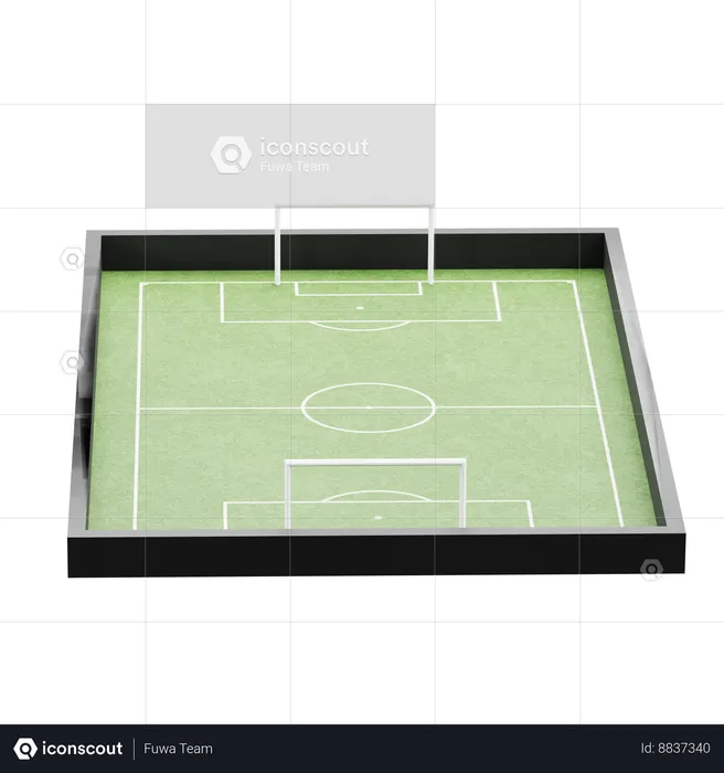 Terrain de football  3D Icon