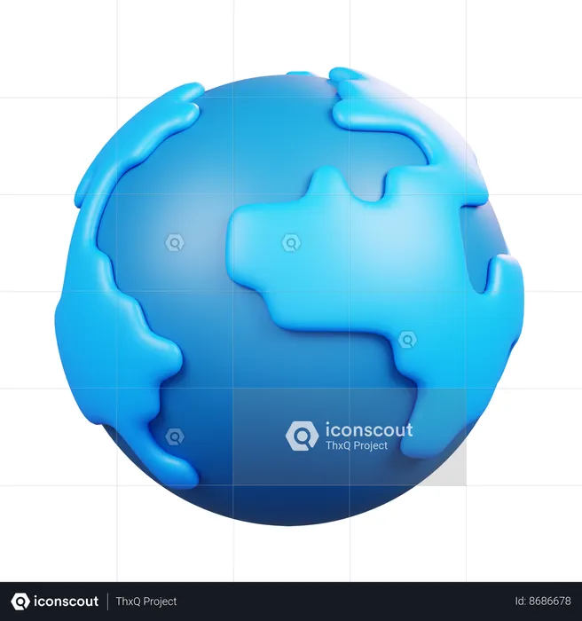 Terre  3D Icon