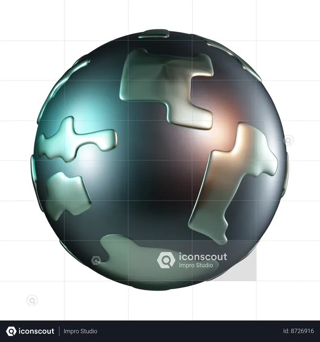 Terre  3D Icon