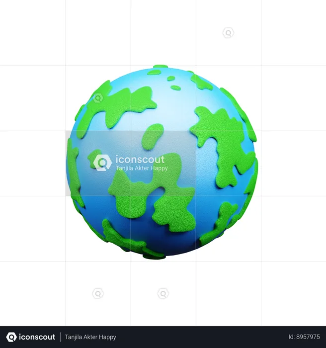 Terre  3D Icon