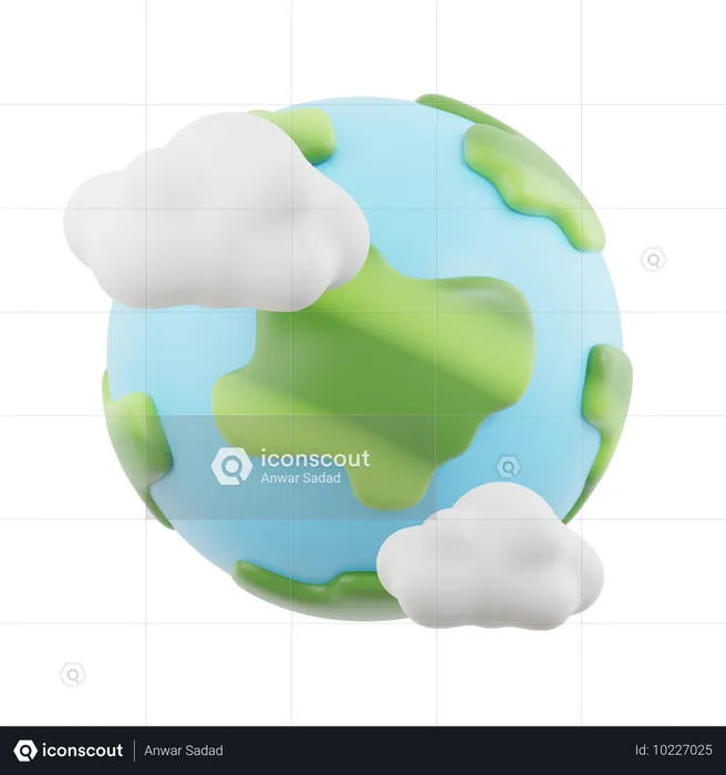 Terre  3D Icon