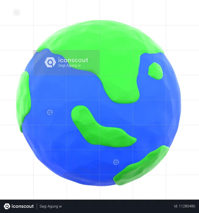 Terre  3D Icon