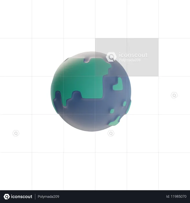 Terre  3D Icon