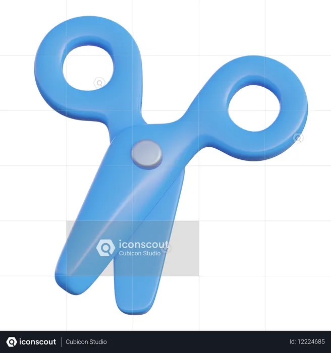 Tesoura  3D Icon