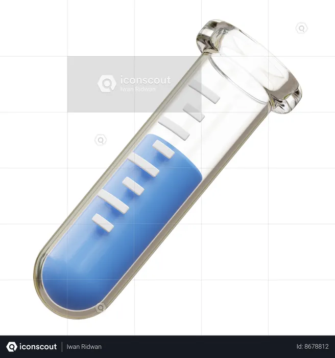 Test Tube  3D Icon