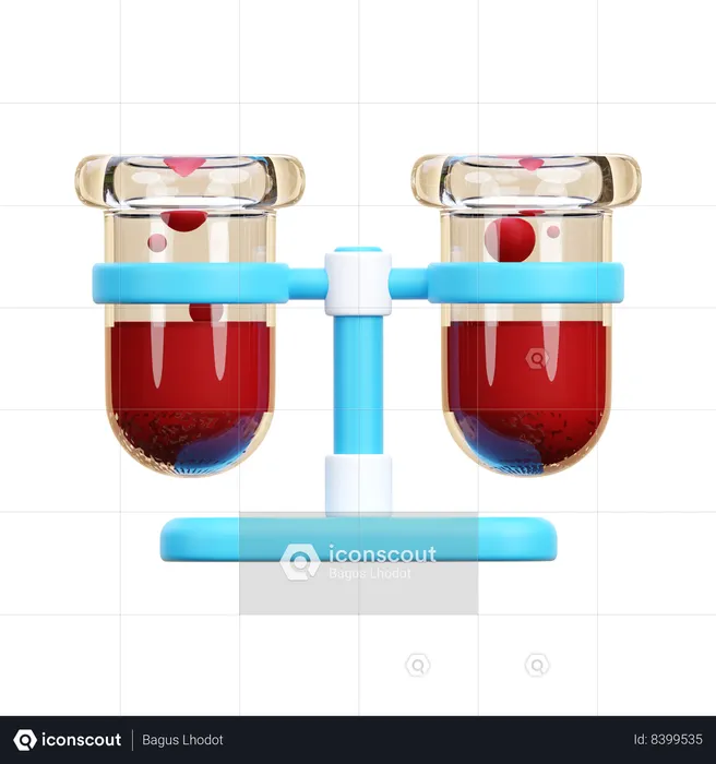 Test Tube  3D Icon