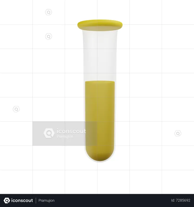 Test Tube  3D Icon