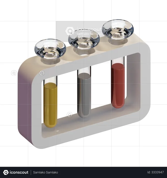 Test Tube  3D Illustration