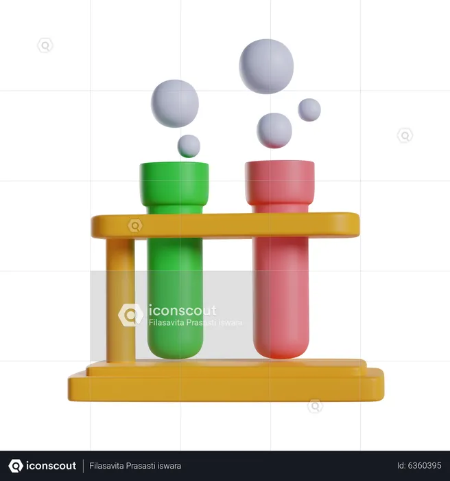 Test Tube Rack  3D Icon