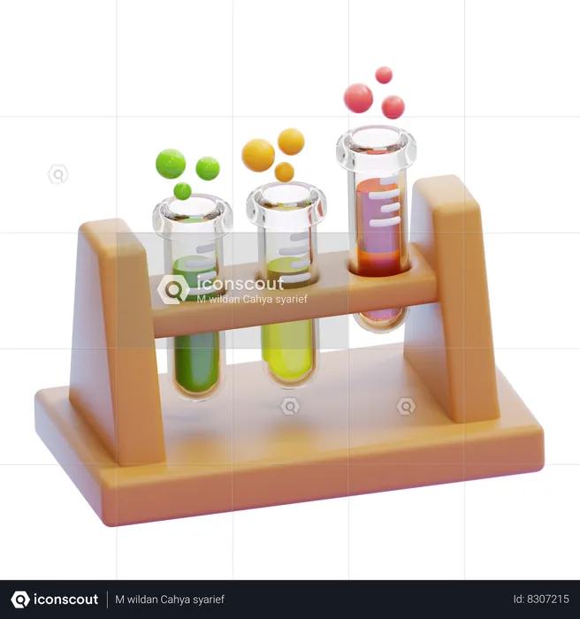 TEST TUBES  3D Icon