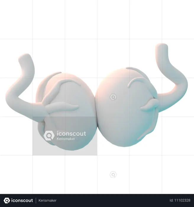 Testicle  3D Icon