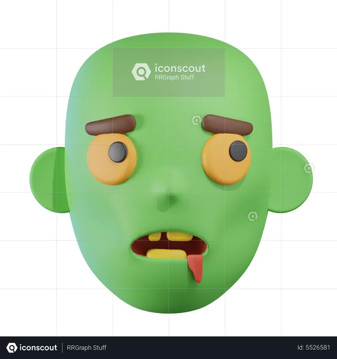 Tête de Frankenstein  3D Icon