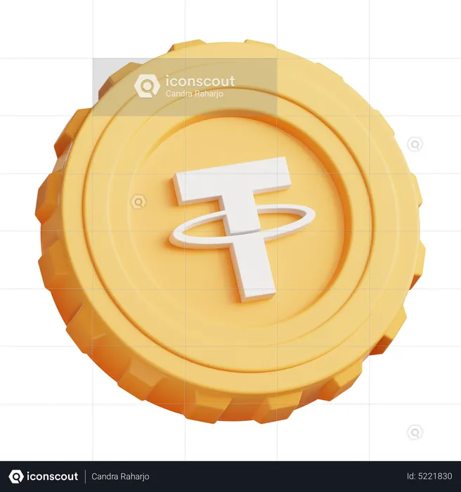 Tether  3D Icon