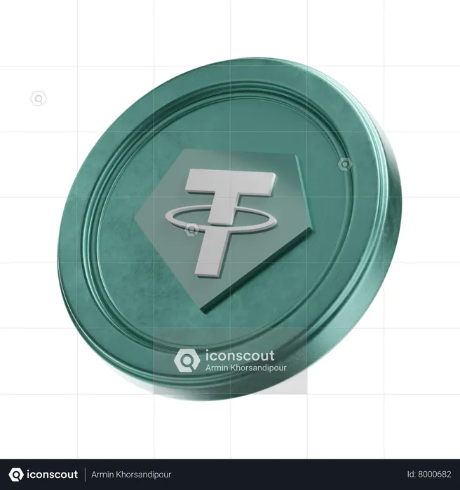 Tether  3D Icon