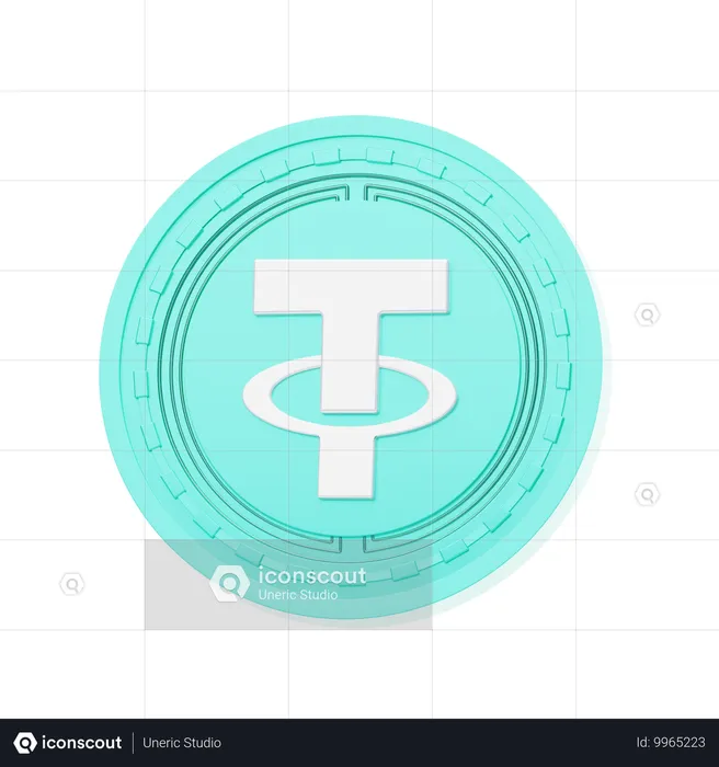 Tether  3D Icon