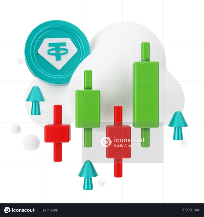 Tether analysis  3D Icon
