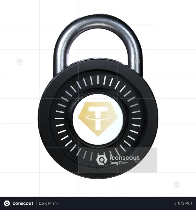 Tether Gold  3D Icon