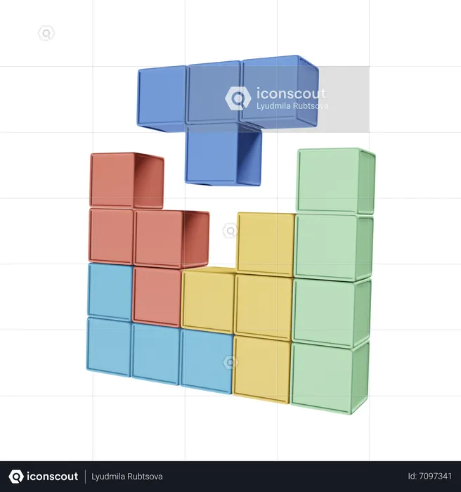 Z-Shape Zigzag Tetris Block 3D Icon Download In PNG, OBJ Or, 56% OFF