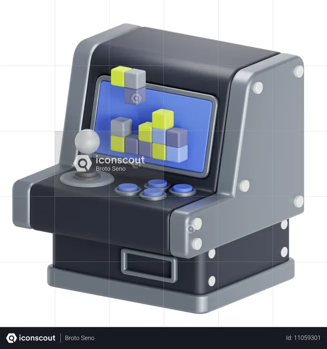 Jogo de tetris  3D Icon