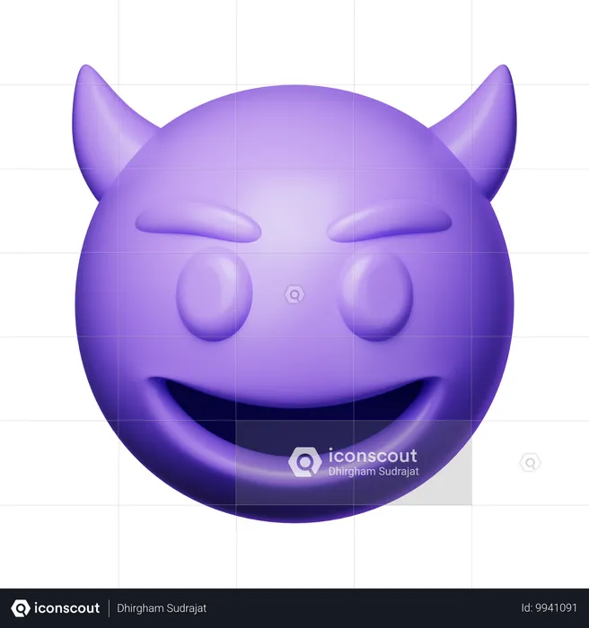 Teufel Emoji Emoji 3D Icon