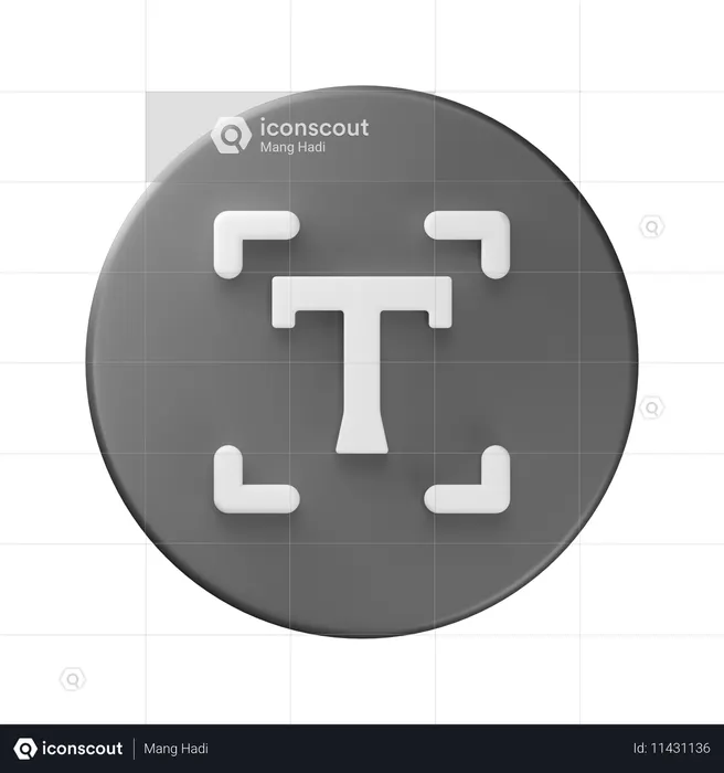 Text  3D Icon