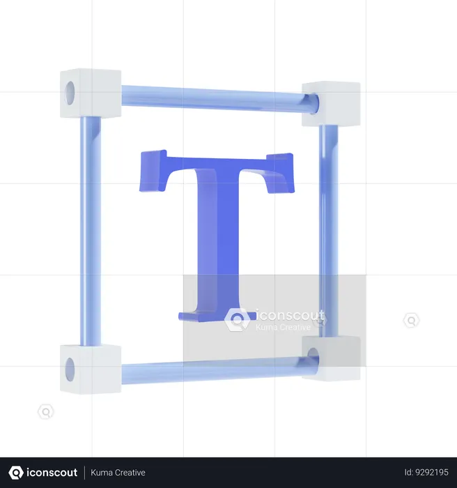 Text  3D Icon