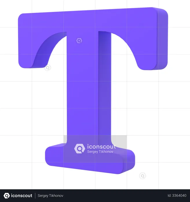 Text  3D Illustration