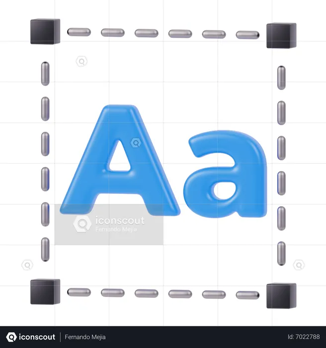 Text  3D Icon