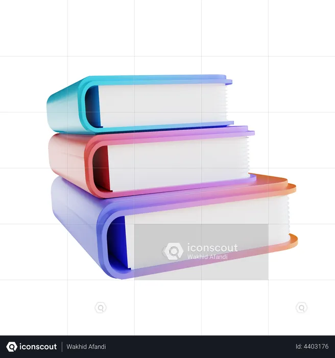Text Books  3D Illustration
