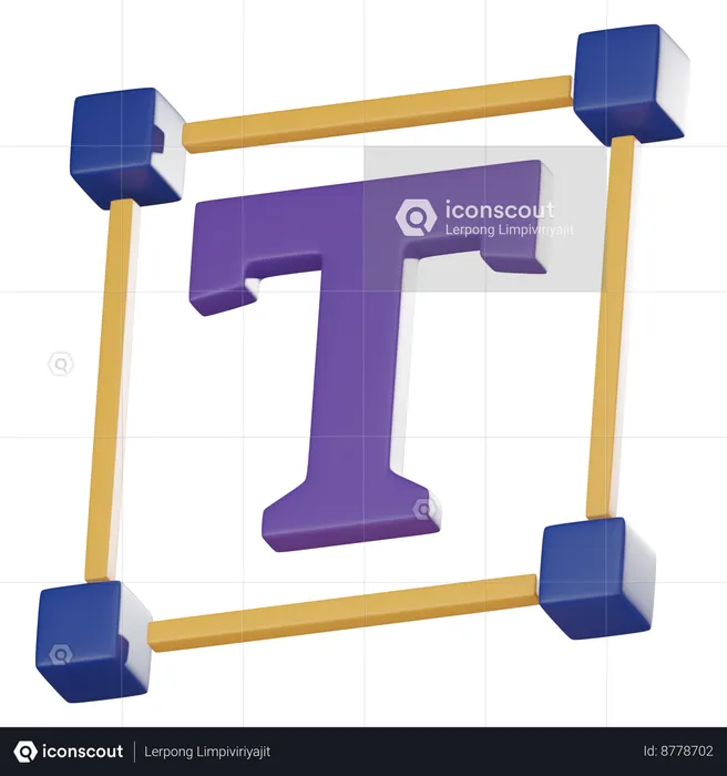 Text Editor  3D Icon