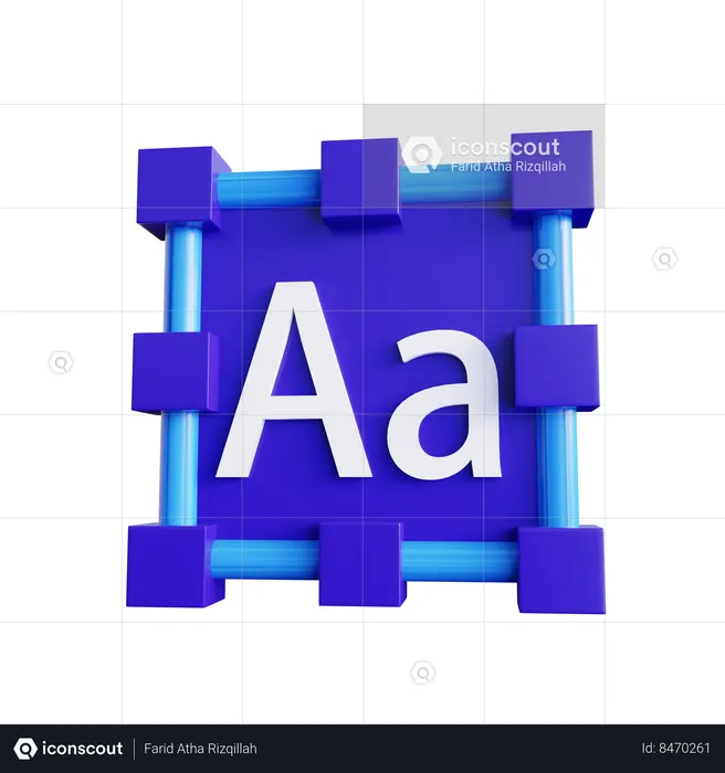 Text Tool  3D Icon