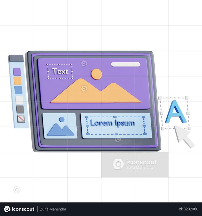 Text Tools  3D Icon
