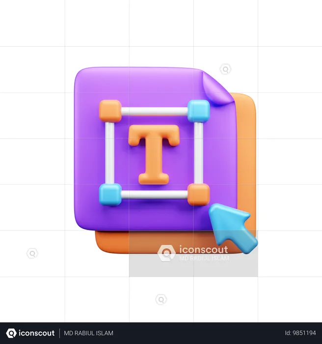 Texteditor  3D Icon