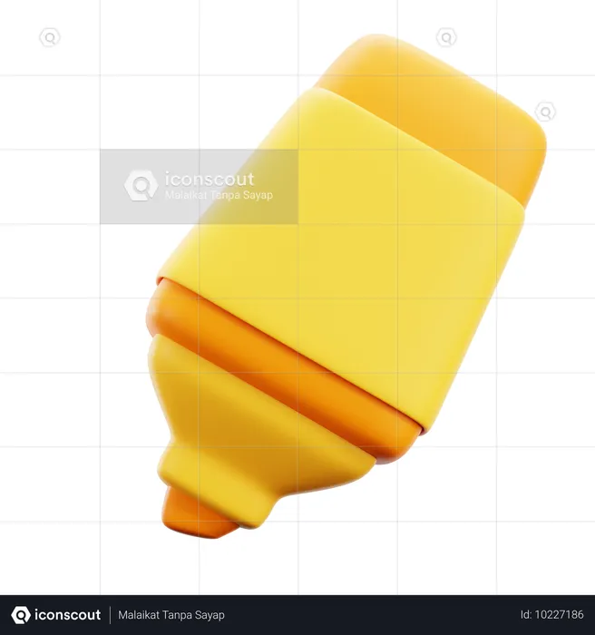 Textmarker  3D Icon