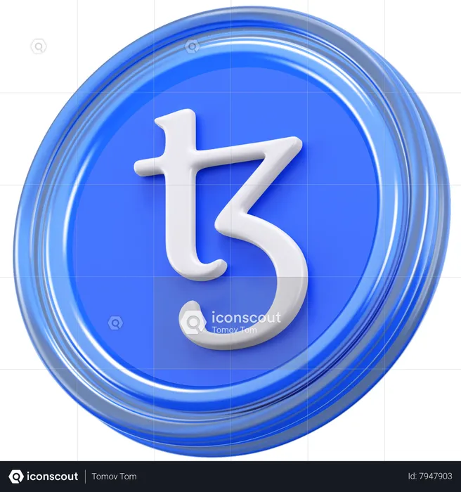 Tezos  3D Icon